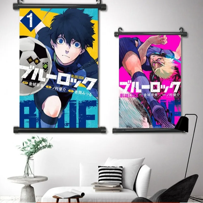 Home Decor Canvas - 애니메이션 블루 락 포스터 벽 예술