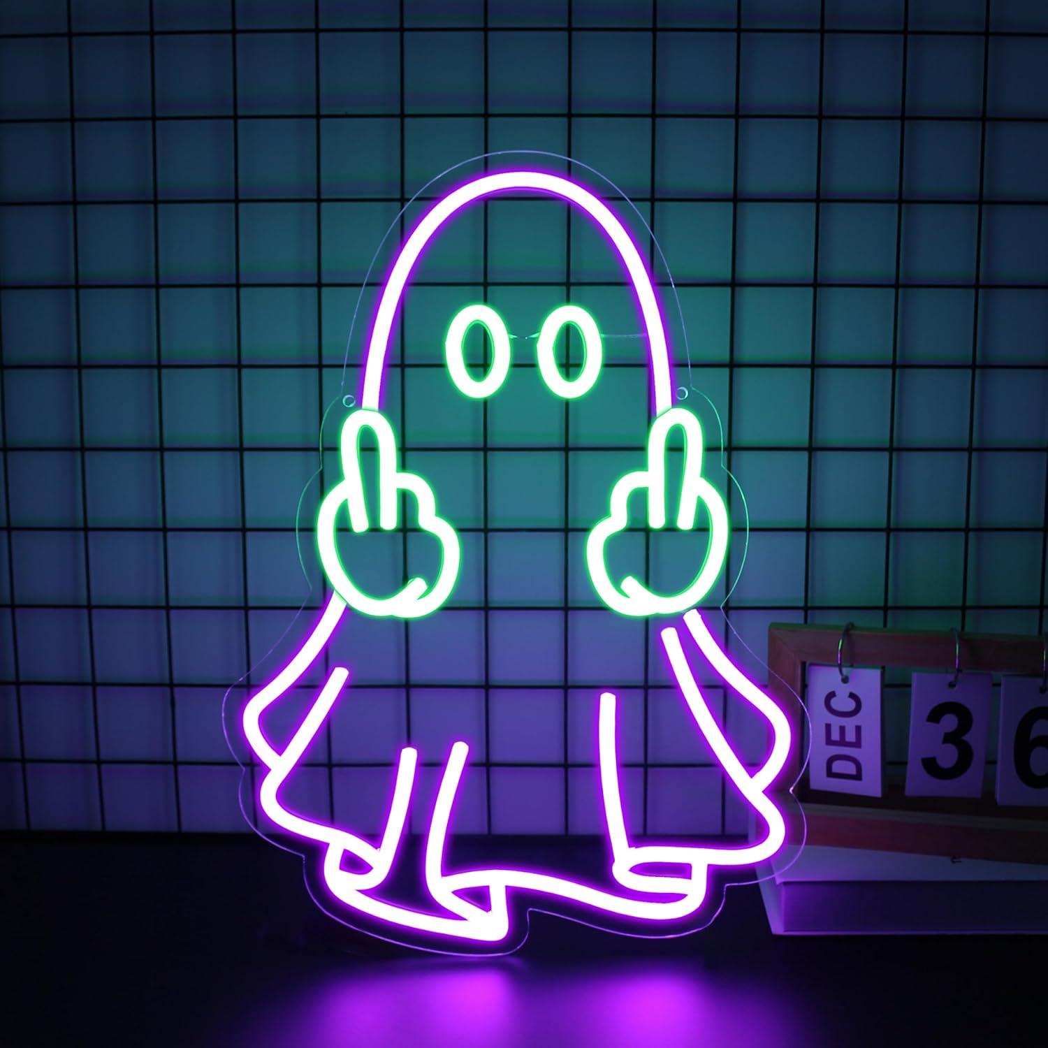Home Decor Lighting - 유령 네온사인 USB 전원 LED 디밍