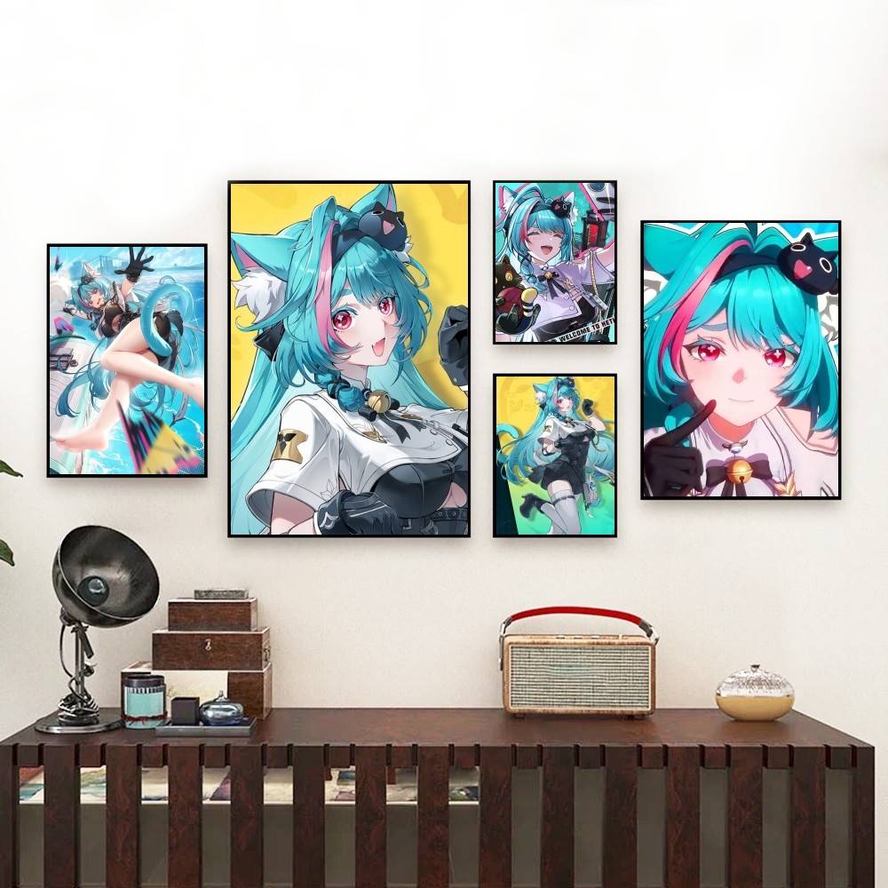 Home Decor Nte - N-everness to everness Mint Nte 포스터