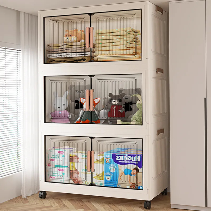 Home Decor Organizer - 접이식 방진 수납장 옷장 잡화 정리함