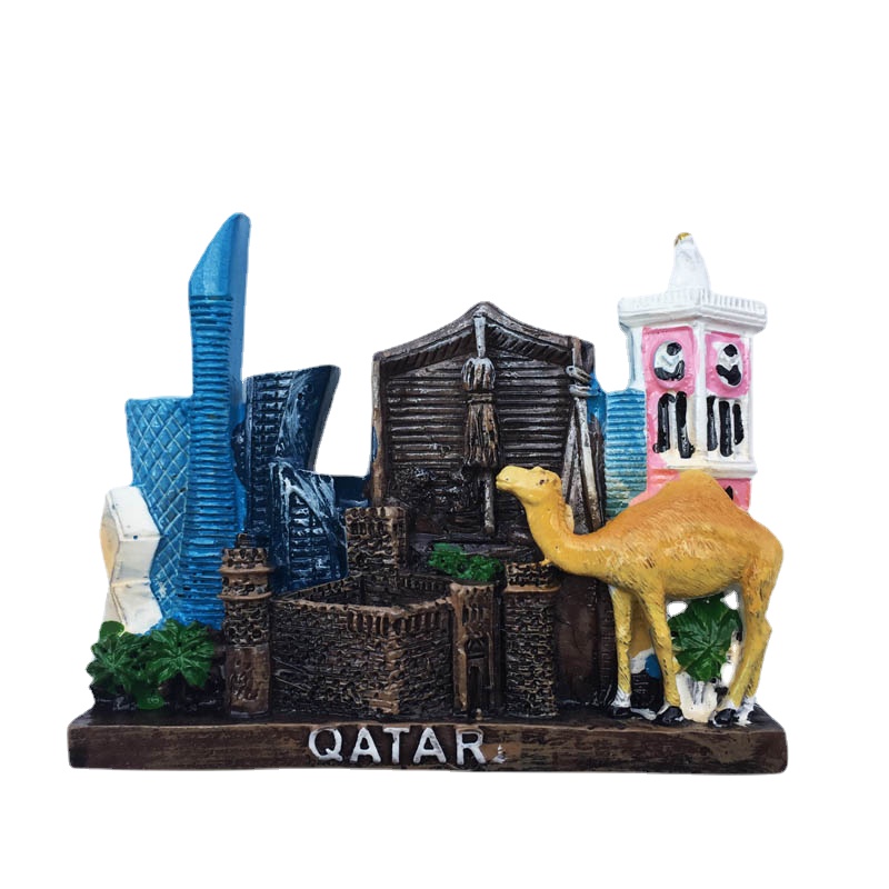 Home Decor Qatar - 카타르 여행용 냉장고 자석 중동 카타르