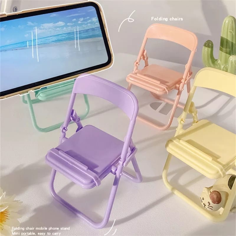 Home Decor Organizer - 귀여운 의자 모양 휴대폰 거치대, 창의적인