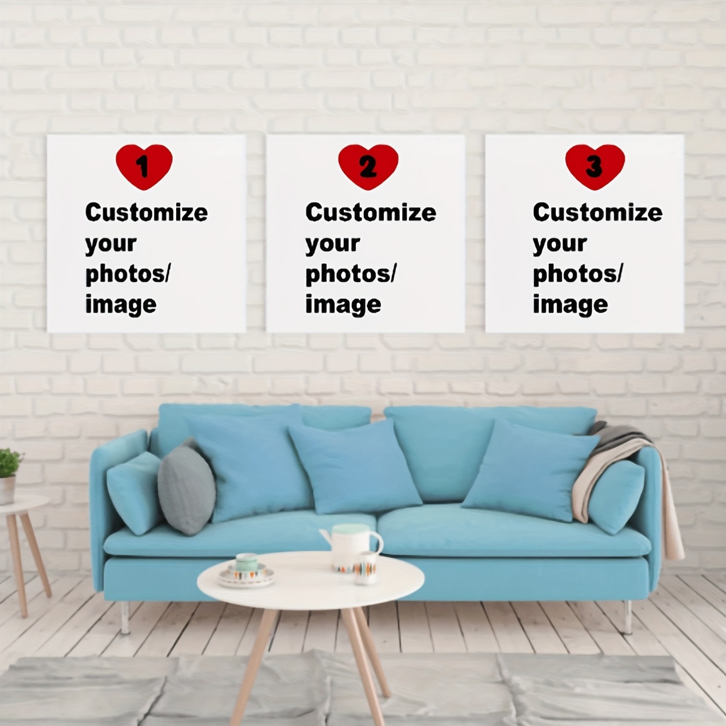 Home Decor Canvas - 3개 세트 맞춤형 사각 캔버스 포스터