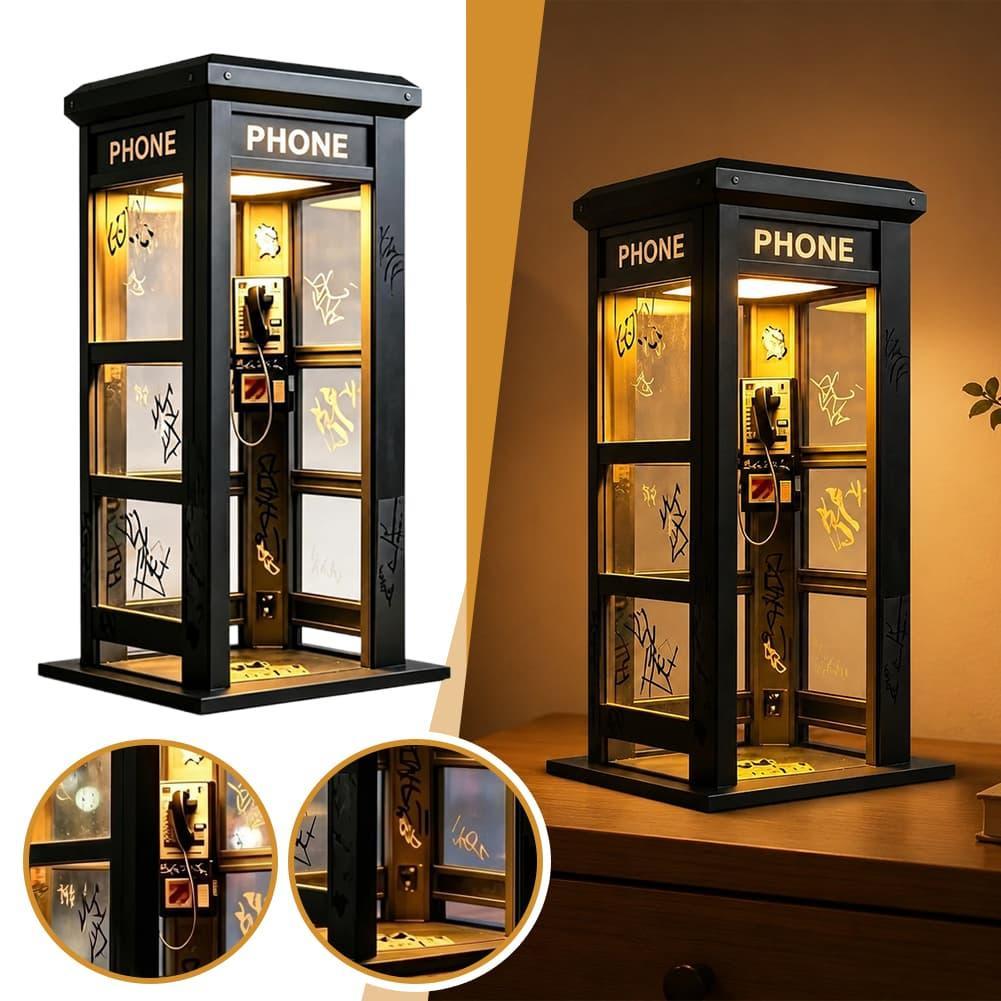 Home Decor Lighting - 빈티지 런던 전화 부스 테이블 램프