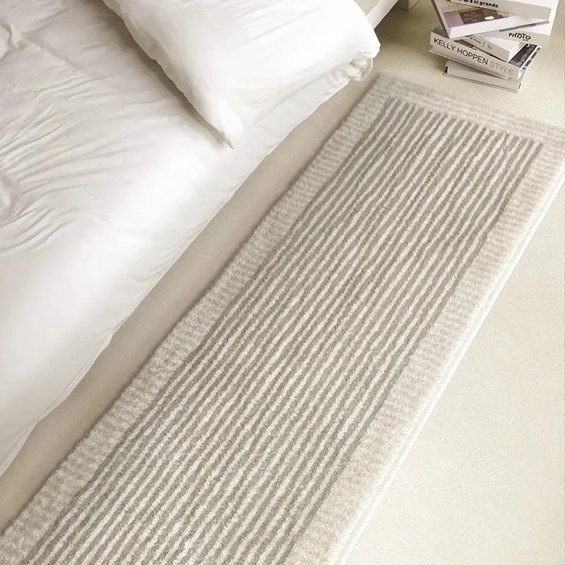 Home Decor Online Free - 침실 카펫 침대 옆 긴 바닥