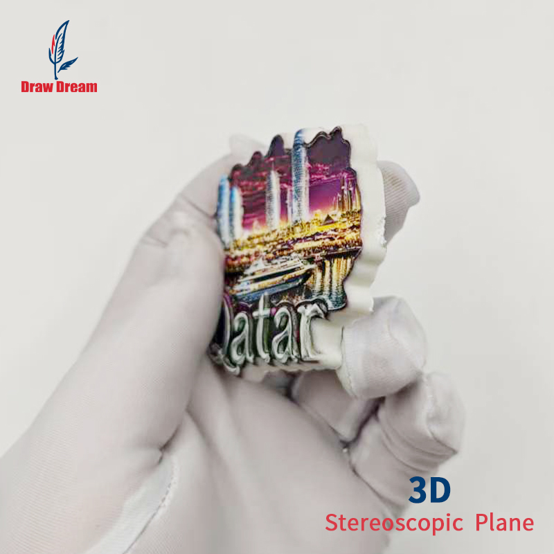 카타르 3D 냉장고 자석 1개, 도시 위에서 촬영한 세 - Home Decor Qatar 리뷰 및 가격