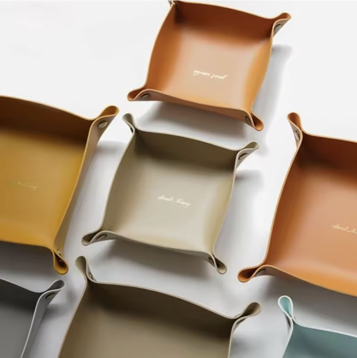 북유럽 스타일 가죽 스토리지 트레이 데스크탑 주최자 키 - Home Decor Organizer 리뷰 및 가격