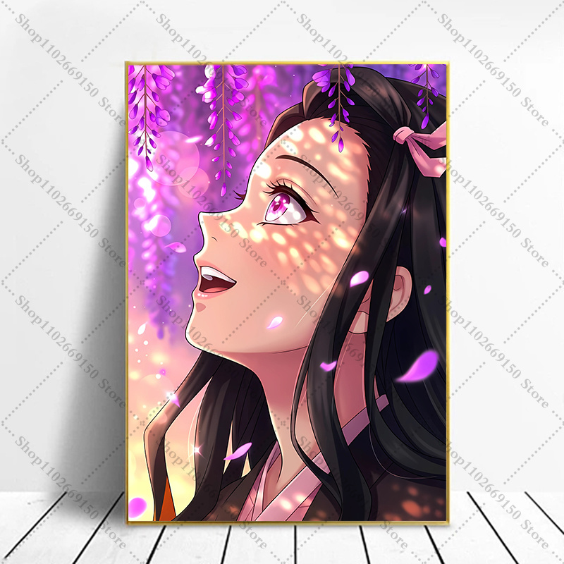 애니메이션 창의적인 그림 홈 데코 액세서리 데몬 슬레이 - Home Decor Canvas 리뷰 및 가격