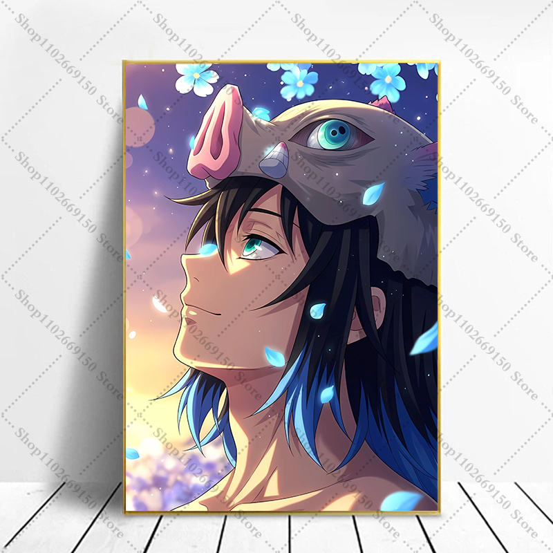 애니메이션 창의적인 그림 홈 데코 액세서리 데몬 슬레이 - Home Decor Canvas 리뷰 및 가격