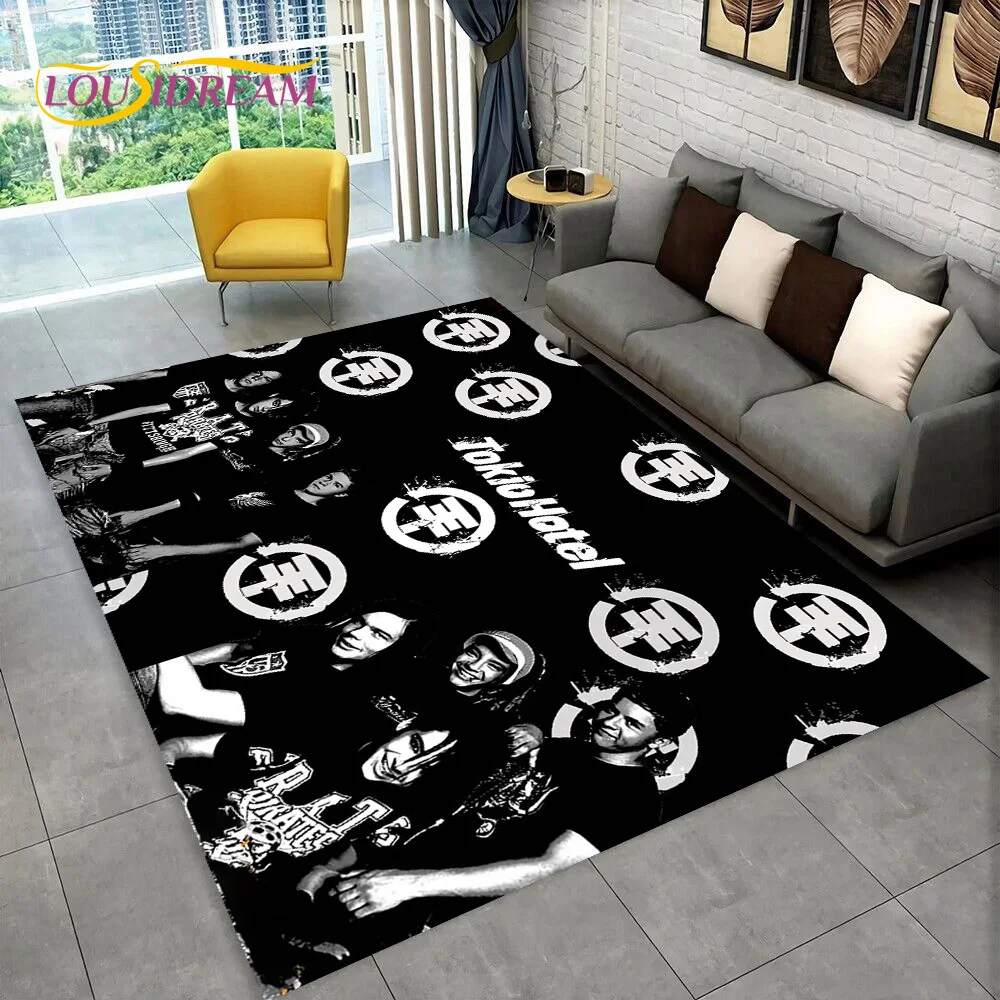토키오 호텔 록 밴드 빌 카우리츠 카펫 러그, 거실 침 - Home Decor Online Free 리뷰 및 가격