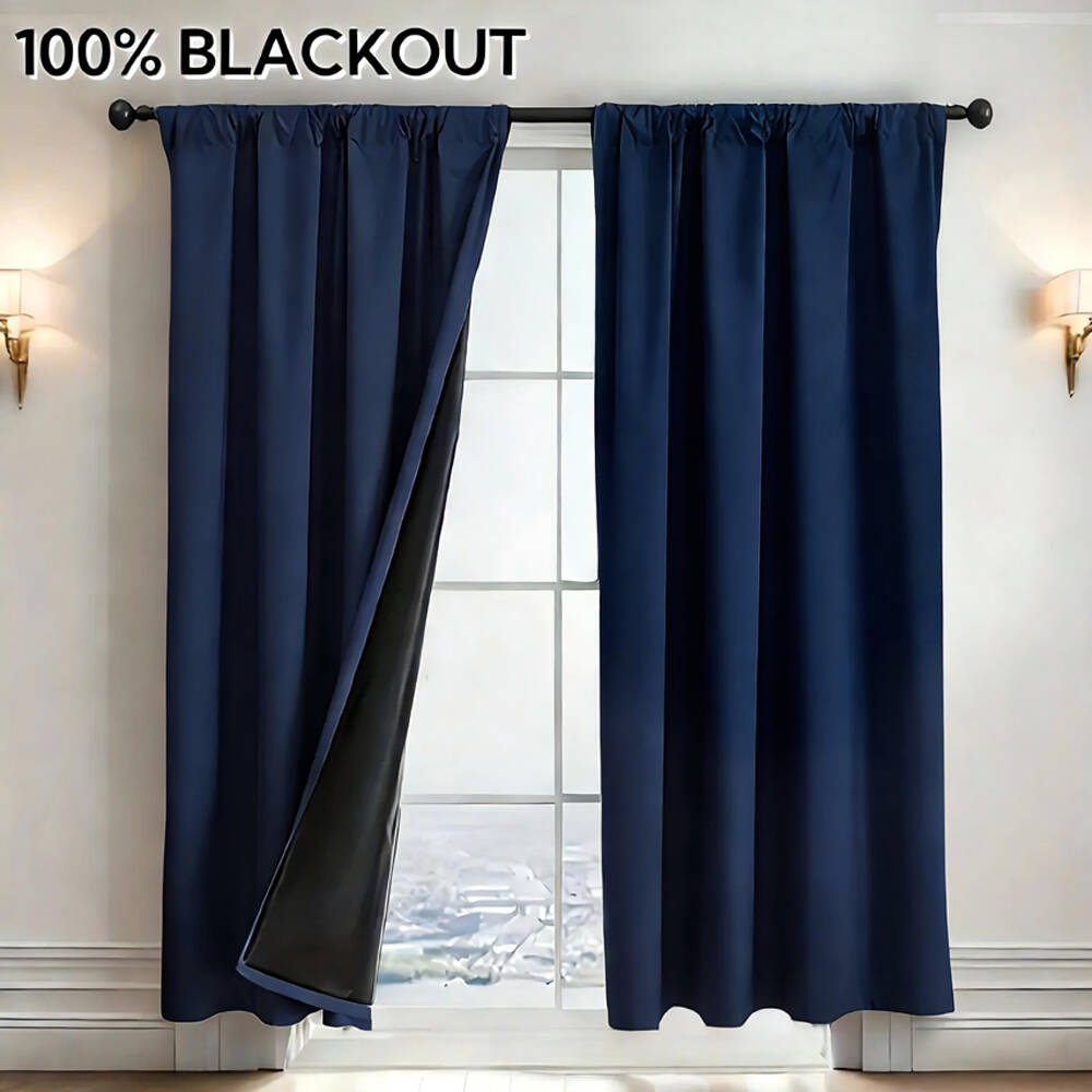 1개 100% 암막 커튼, 블랙 백킹, 다양한 색상의  - Home Decor Wall Panels 리뷰 및 가격