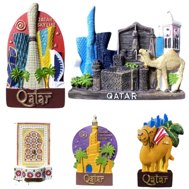 카타르 냉장고 자석, 중동 여행 기념품 냉장고 스티커, - Home Decor Qatar 리뷰 및 가격