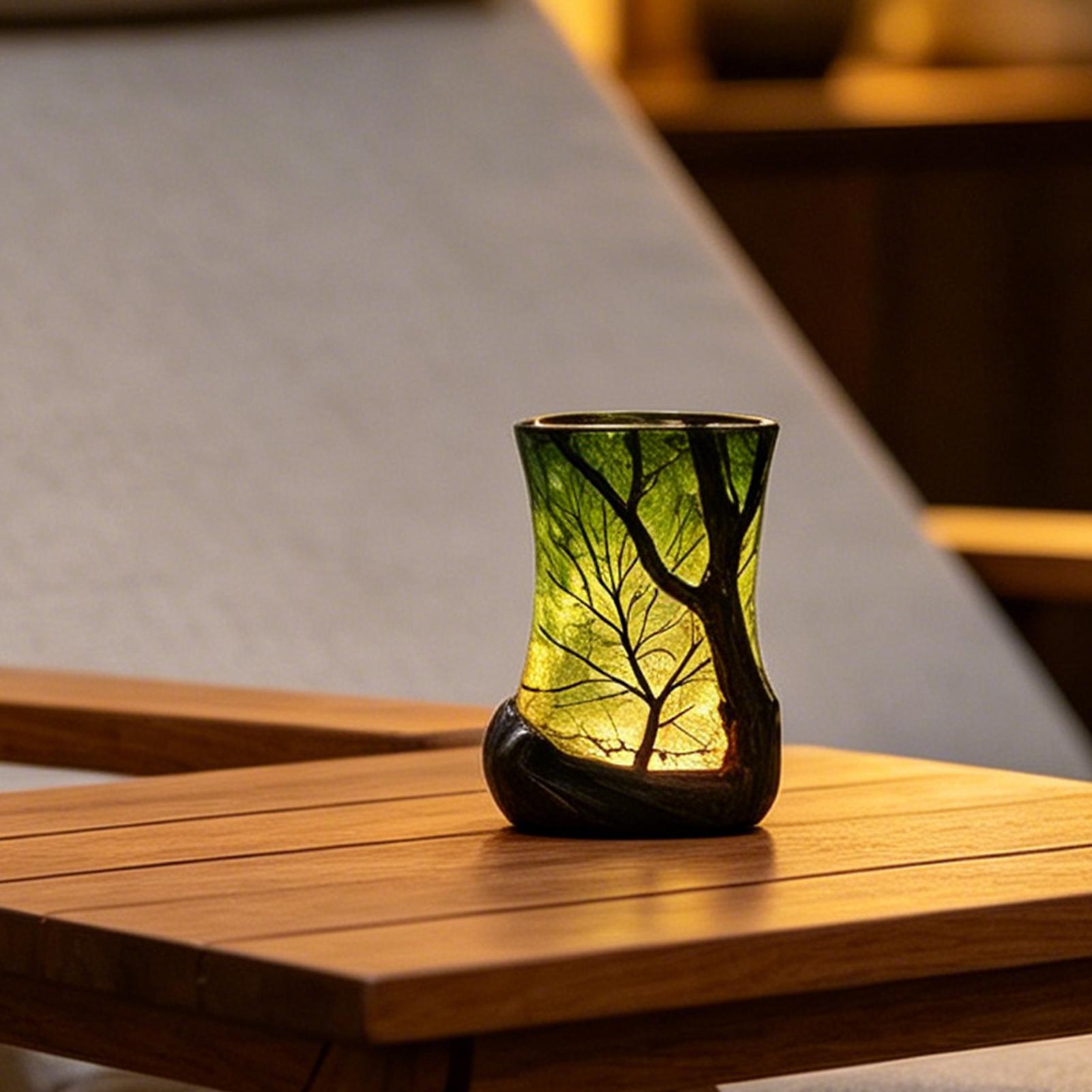 침대 옆 테이블 램프 숲 모양 야간 조명, 가정, 사무 - Home Decor Lighting 리뷰 및 가격