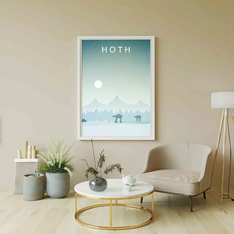 레트로 행성 별 은하 추상 풍경 캔버스 그림 전쟁 미니 - Home Decor Minimal 리뷰 및 가격