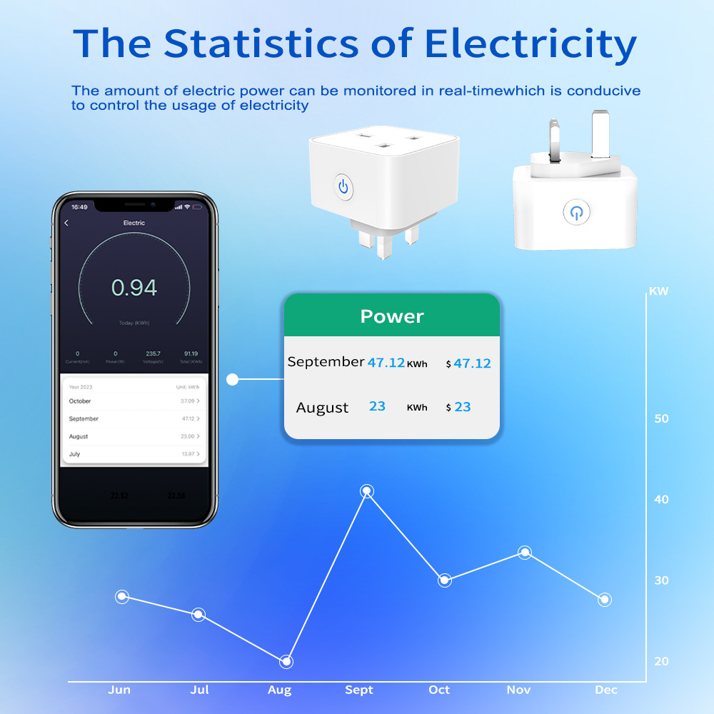 Tuya 스마트 소켓 16A/20A WiFi 또는 Zi - Home Decor Uk 리뷰 및 가격