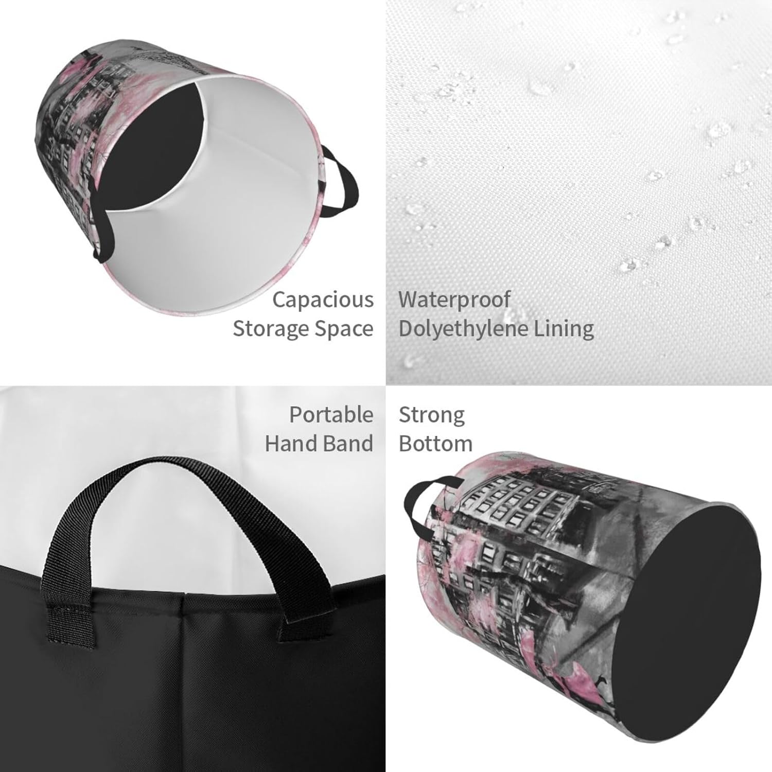 대형 세탁 바구니 홈 장식 파리 에펠 탑 세탁 바구니  - Home Decor Hampers 리뷰 및 가격