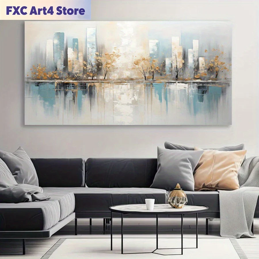프레임 없는 현대 추상 캔버스 아트 - 프레임 없는 기 - Home Decor Minimal 리뷰 및 가격