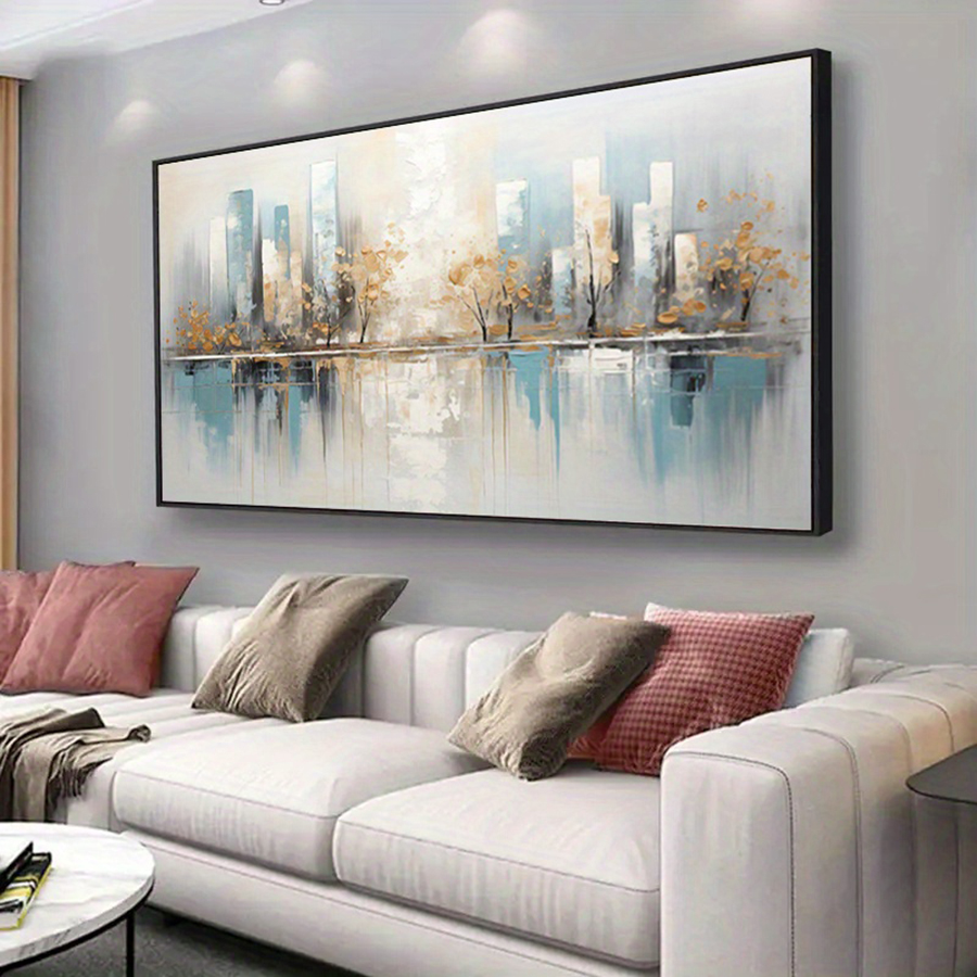 프레임 없는 현대 추상 캔버스 아트 - 프레임 없는 기 - Home Decor Minimal 리뷰 및 가격