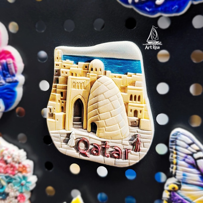 카타르 냉장고 자석 카타르 중동 여행 기념품 국립 박물 - Home Decor Qatar 리뷰 및 가격