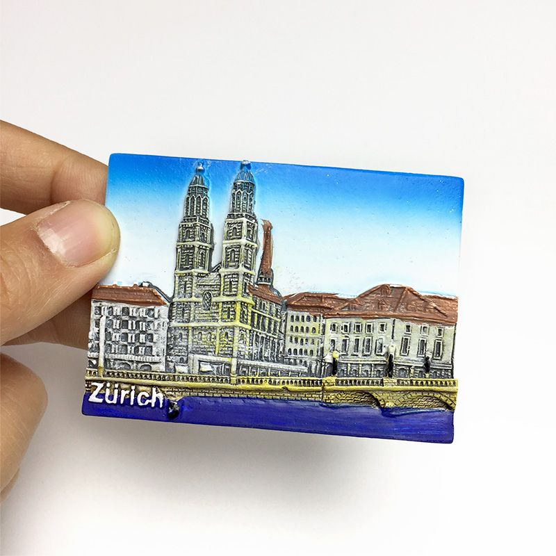 스위스 취리히 (그로스뮌스터 대성당 랜드마크) 3D 레 - Home Decor Zurich 리뷰 및 가격