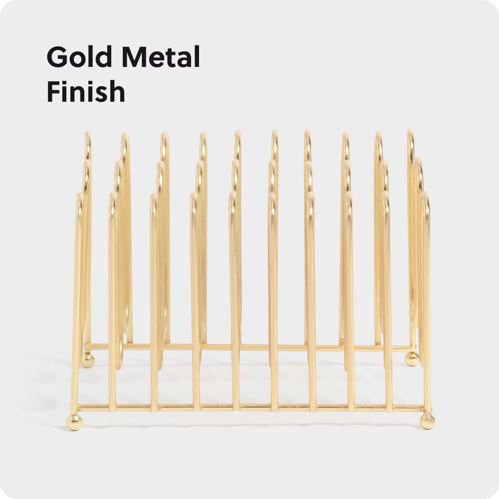 골드 색상의 벤트 와이어 데스크 오거나이저, 서류 정리 - Home Decor Organizer 리뷰 및 가격