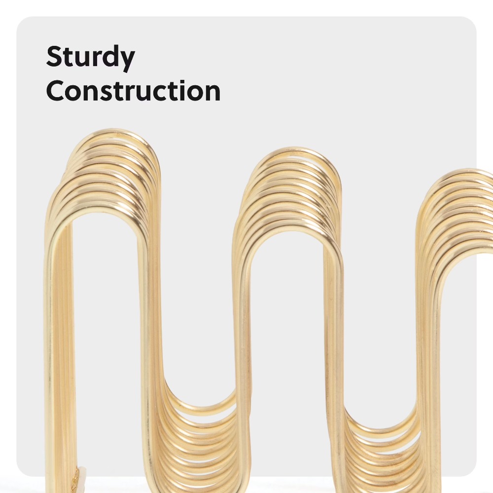 골드 색상의 벤트 와이어 데스크 오거나이저, 서류 정리 - Home Decor Organizer 리뷰 및 가격