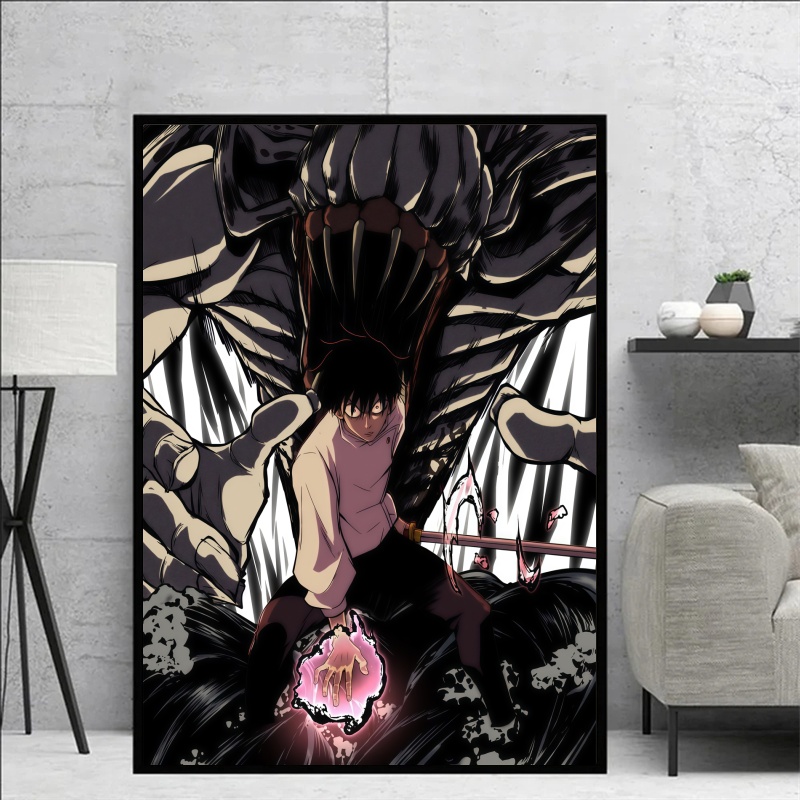 Jujutsu Kaisen Yuta Okkotsu &  - Home Decor Canvas 리뷰 및 가격