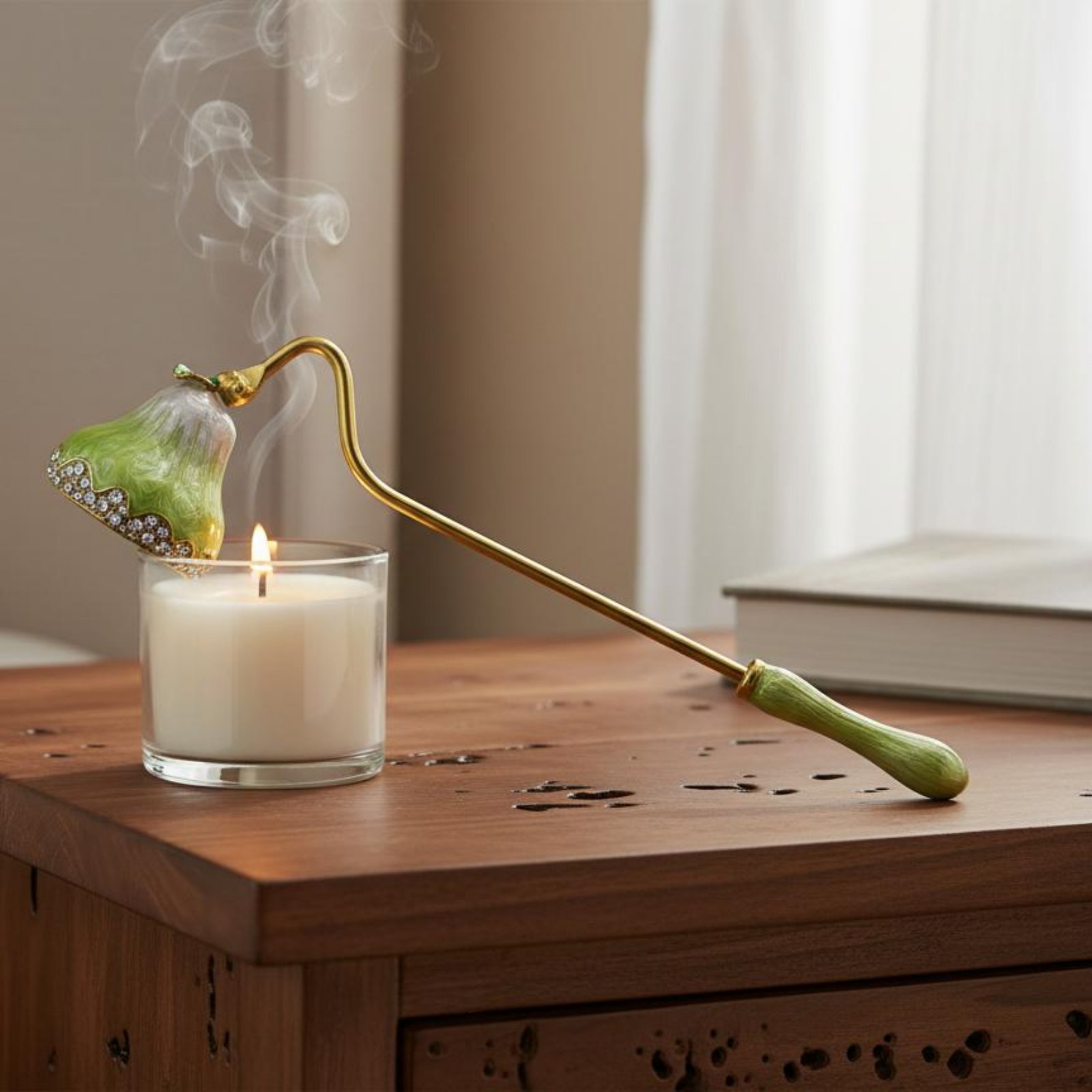 긴 손잡이 양초 심지 끄우개는 안전하게 양초 심지를 꺼 - Home Decor Minimal 리뷰 및 가격