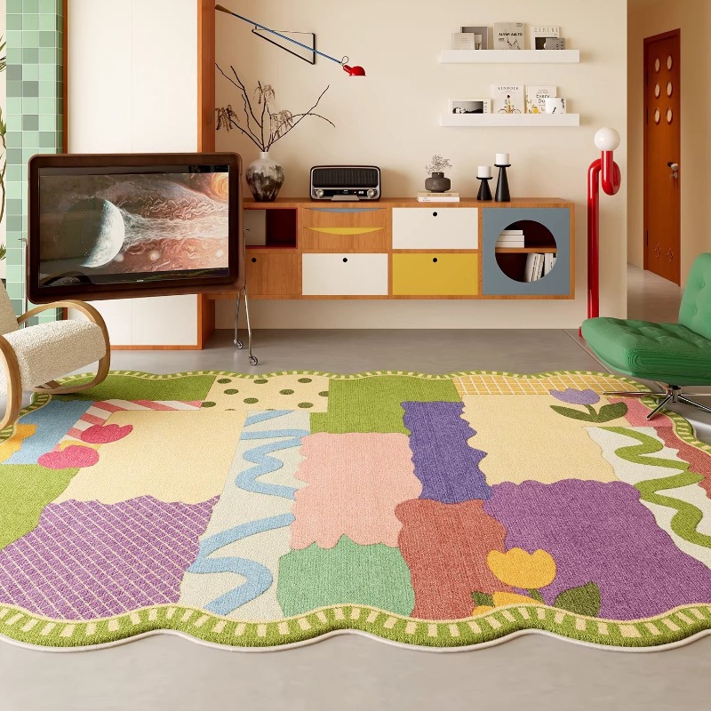 추상 도파민 거실 카펫 만화 크리 에이 티브 하이 엔드 - Home Decor Online Free 리뷰 및 가격