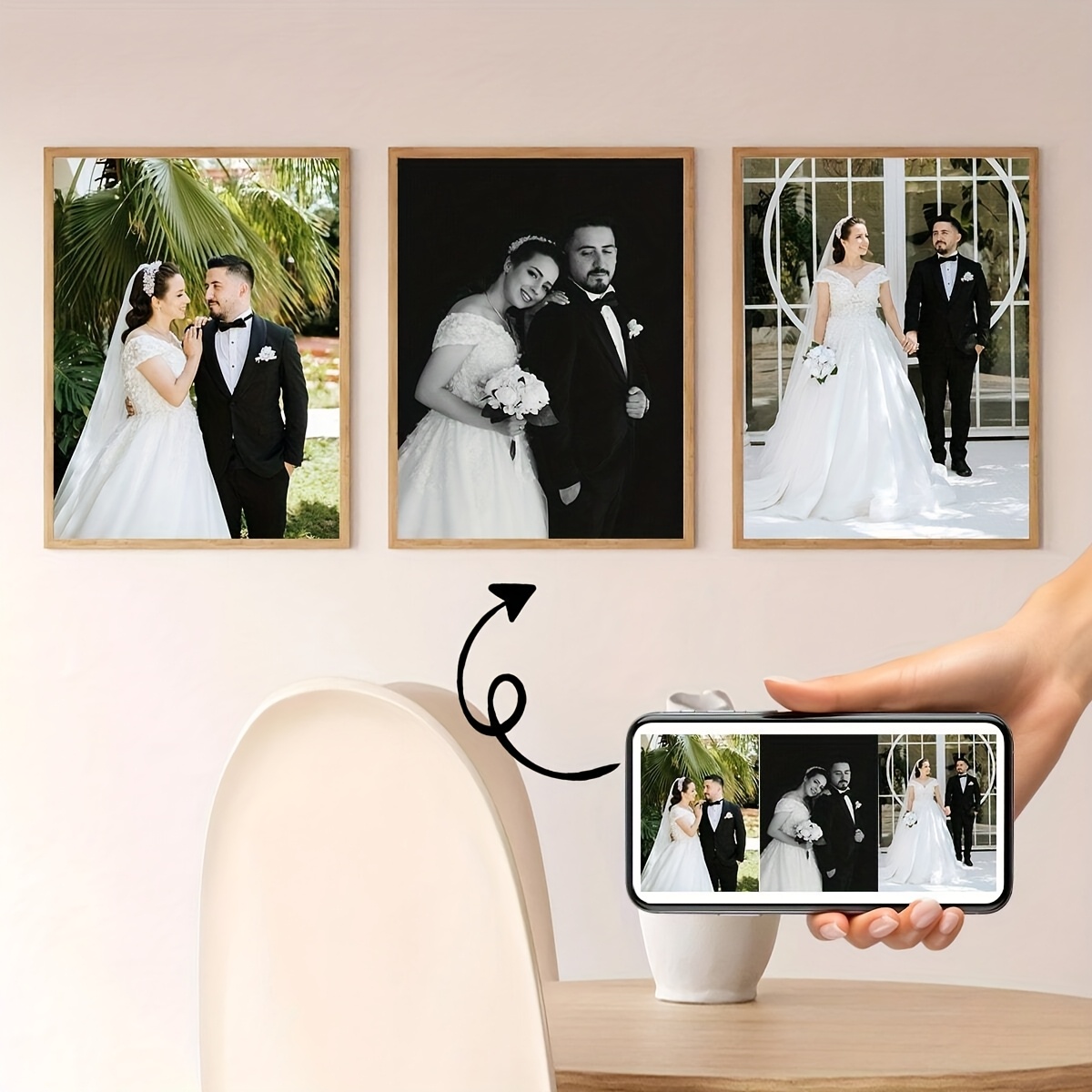 3개 세트 맞춤형 사각 캔버스 포스터 개인화된 커플 가 - Home Decor Canvas 리뷰 및 가격