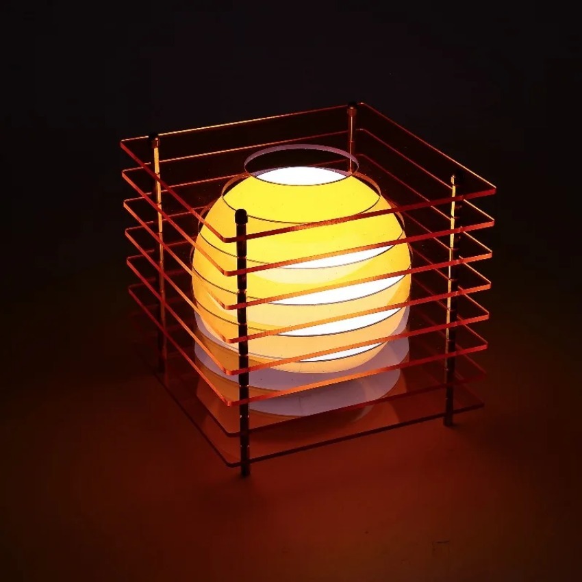 DIY 달 모양 램프 아크릴 천겹 램프 데스크탑 장식품 - Home Decor Lighting 리뷰 및 가격