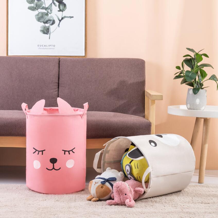 만화 토끼 귀 곰 세탁 바구니 옷 보관 바구니, 홈 인 - Home Decor Hampers 리뷰 및 가격