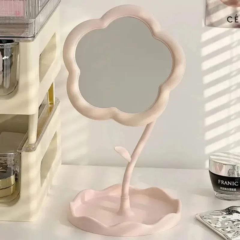 거울 데스크탑 플라워 미러 창의적인 기숙사 데스크탑 온 - Home Decor Online Free 리뷰 및 가격