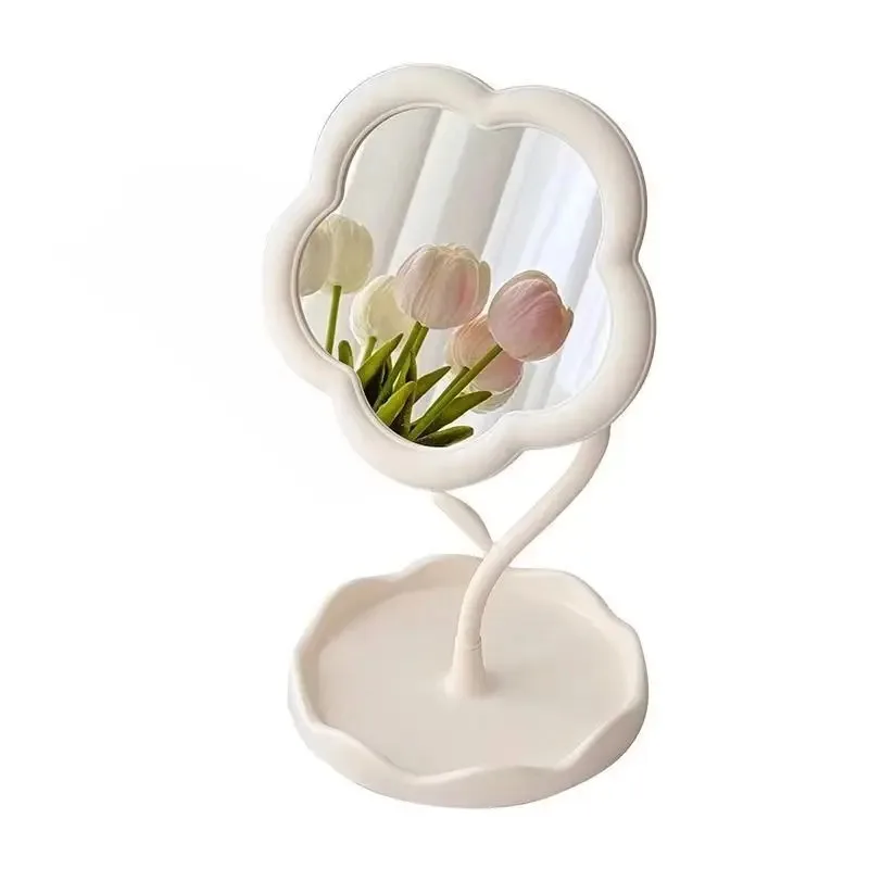 거울 데스크탑 플라워 미러 창의적인 기숙사 데스크탑 온 - Home Decor Online Free 리뷰 및 가격