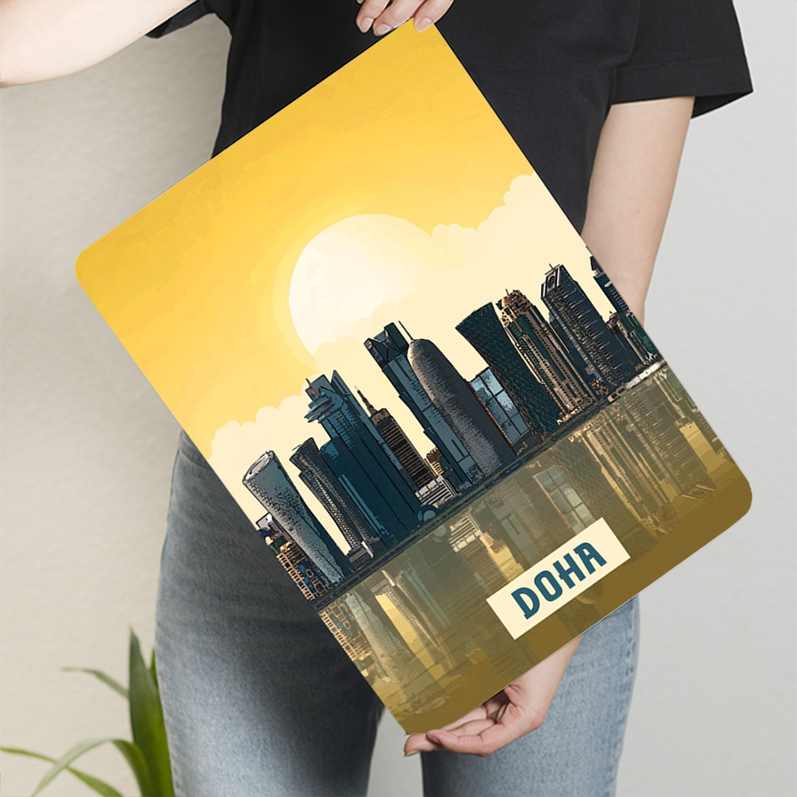 도하 스카이라인 금속 벽 예술 카타르 도시 풍경 장식  - Home Decor Qatar 리뷰 및 가격