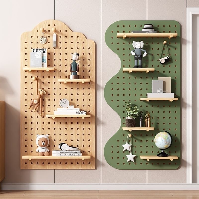 나무 카비티 보드 벽 선반 장식용 디스플레이 랙 수납  - Home Decor Organizer 리뷰 및 가격