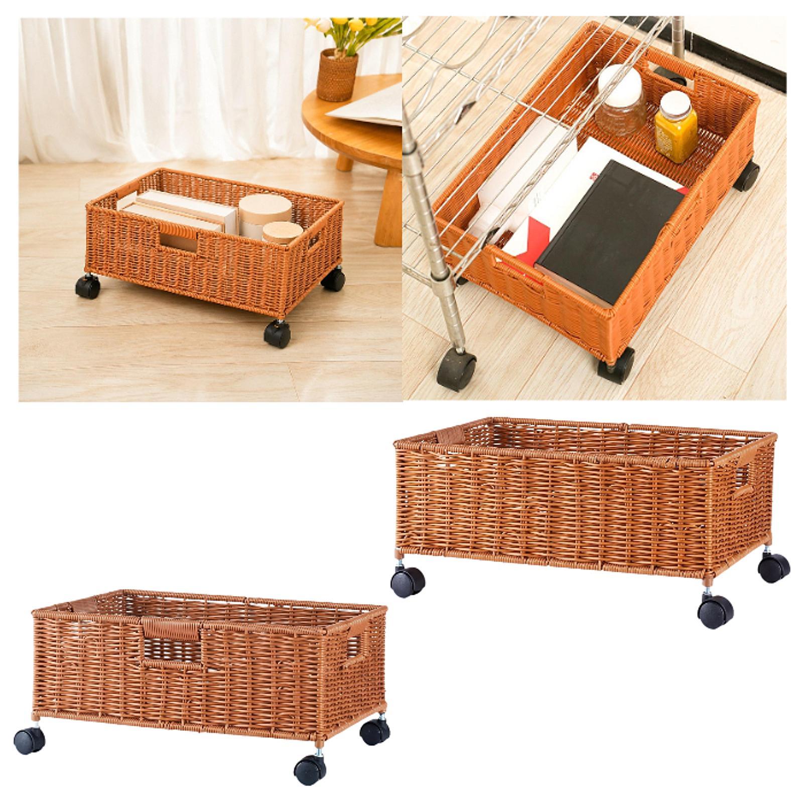 바퀴 달린 수납 바구니, 장식용 다용도 주방 거실 가정 - Home Decor Hampers 리뷰 및 가격